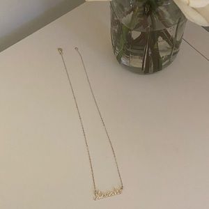 Alexandra name necklace
